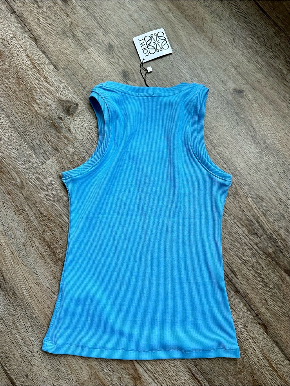 Loewe Blue Ribbed Tank Top - Picture 3 of 3